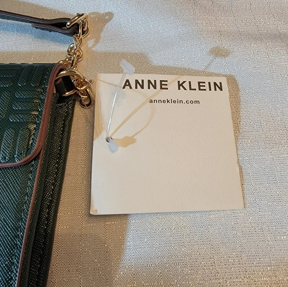 Anne Klein Logo Wallet On a Chain Crossbody NWT